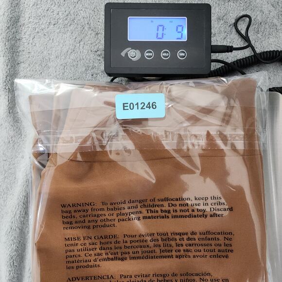 Alfani Skirt Size 4 Brown Pencil Straight Cut Stretch Back Slit Office Career - Picture 7 of 7